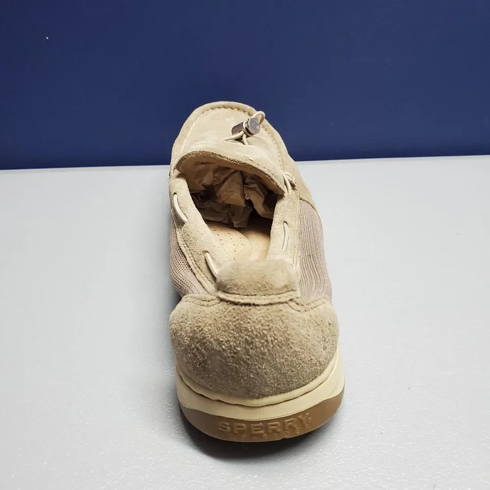 SPERRY Top Spider Nautical Boat Shoes Womens Size 10 Gray‎ Suede Slip On 9453333